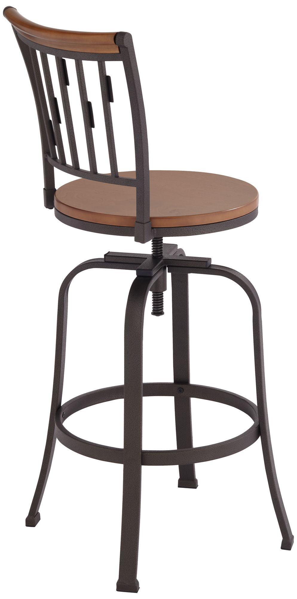 Rookery Hammered Bronze Swivel Adjustable Stools Set of 2