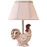 Rooster Chante 12" High Accent Table Lamp