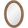 Rope Jute 30" x 41" Oval Wall Mirror