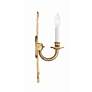 5_Rope/Tassel 15" High Olde Brass Wall Sconce more views