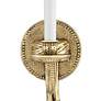 6_Rope/Tassel 15" High Olde Brass Wall Sconce more views
