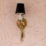 7_Rope/Tassel 15" High Olde Brass Wall Sconce more views