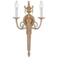 Crystorama Cast Brass Wall Mount Collection