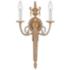 Rope Tassel 20" High Brass 2-Light Traditional Wall Sconce