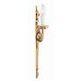 4_Rope Tassel 20" High Brass 2-Light Traditional Wall Sconce more views
