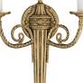 5_Rope Tassel 20" High Brass 2-Light Traditional Wall Sconce more views