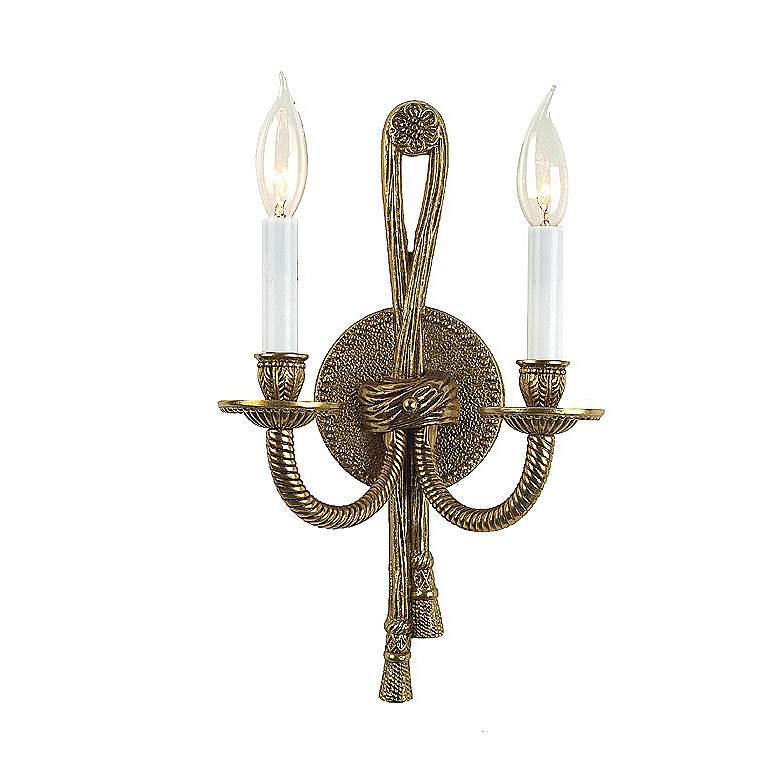 Image 2 Rope/Tassel ADA Compliant Two Light Wall Sconce