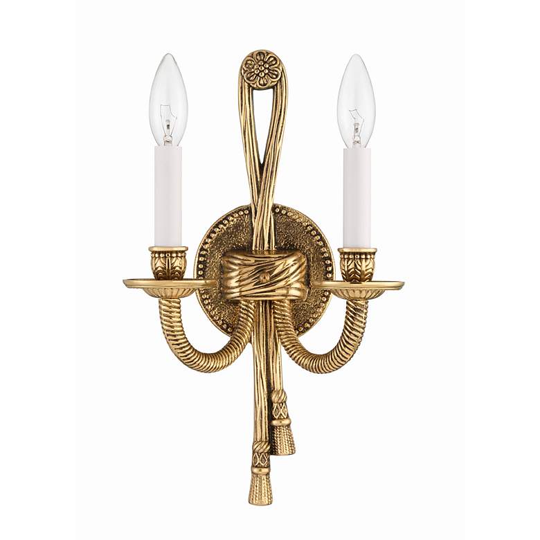 Image 3 Rope/Tassel ADA Compliant Two Light Wall Sconce more views