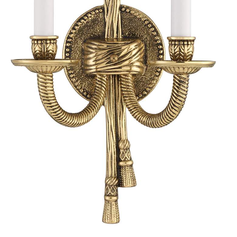 Image 6 Rope/Tassel ADA Compliant Two Light Wall Sconce more views
