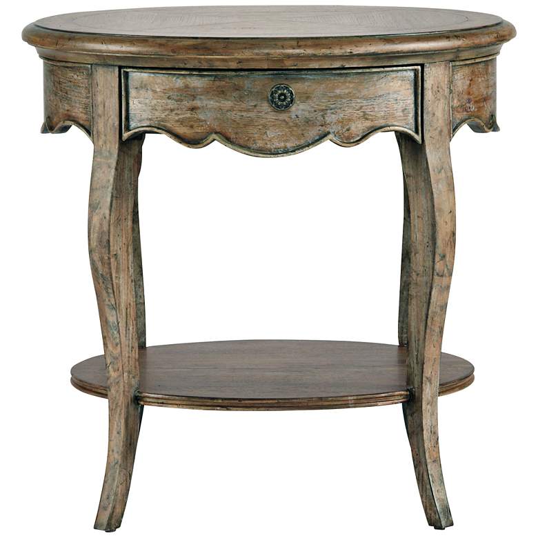 Image 1 Roquette Distressed Wood Accent Table