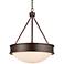 Rory 20 3/4" Wide Oil-Rubbed Bronze Bowl Pendant Light