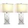 Rory Beveled Mirrored Table Lamp Set of 2