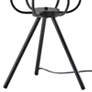 4_Rory Black Metal 6-Light Tripod Accent Table Lamp more views