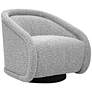 1_Rory Gray Boucle Swivel Armchair