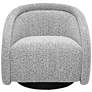 3_Rory Gray Boucle Swivel Armchair more views