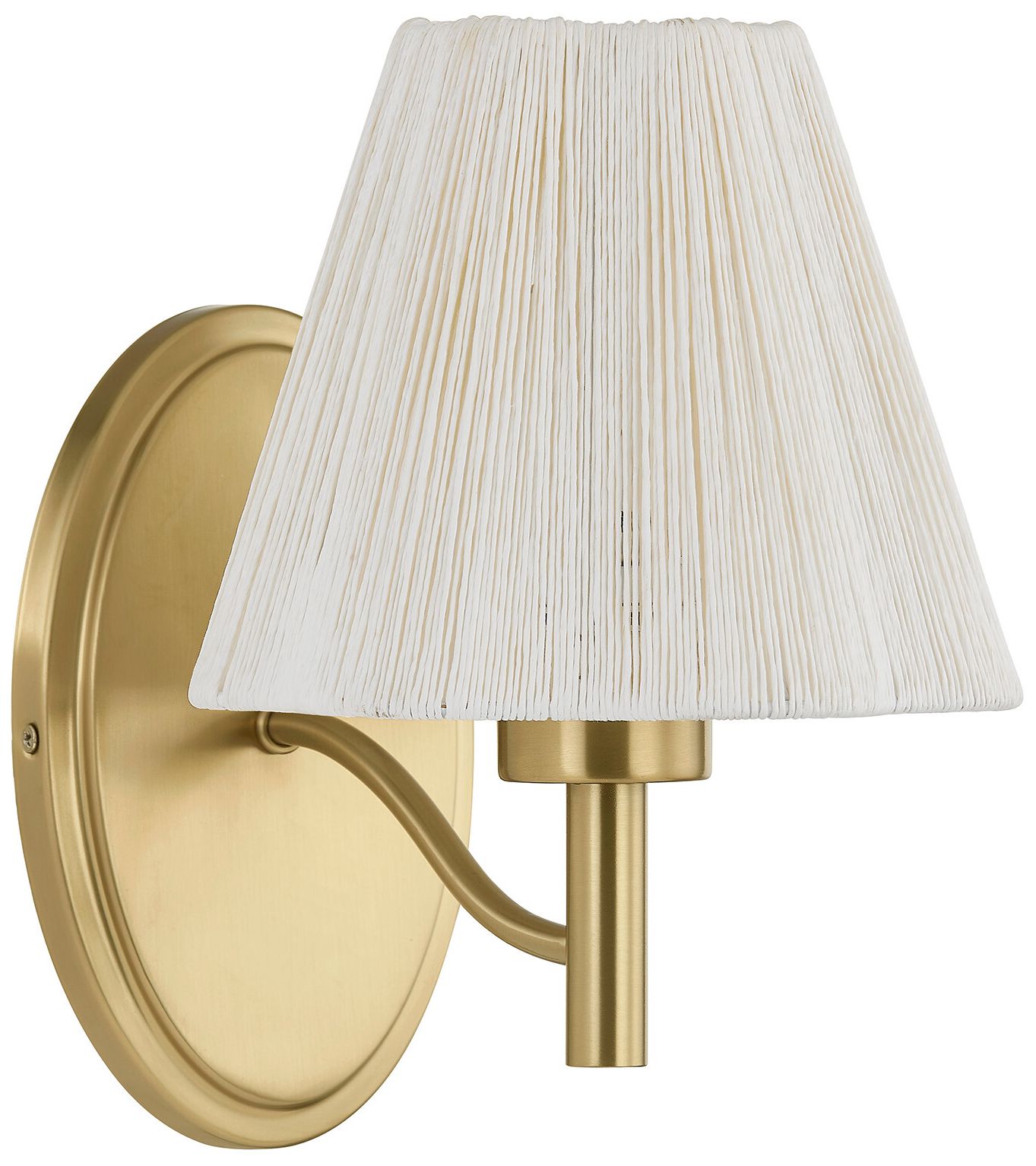 Image 3 Rosa 1-Light Wall Sconce in Noble Brass by Breegan Jane more views