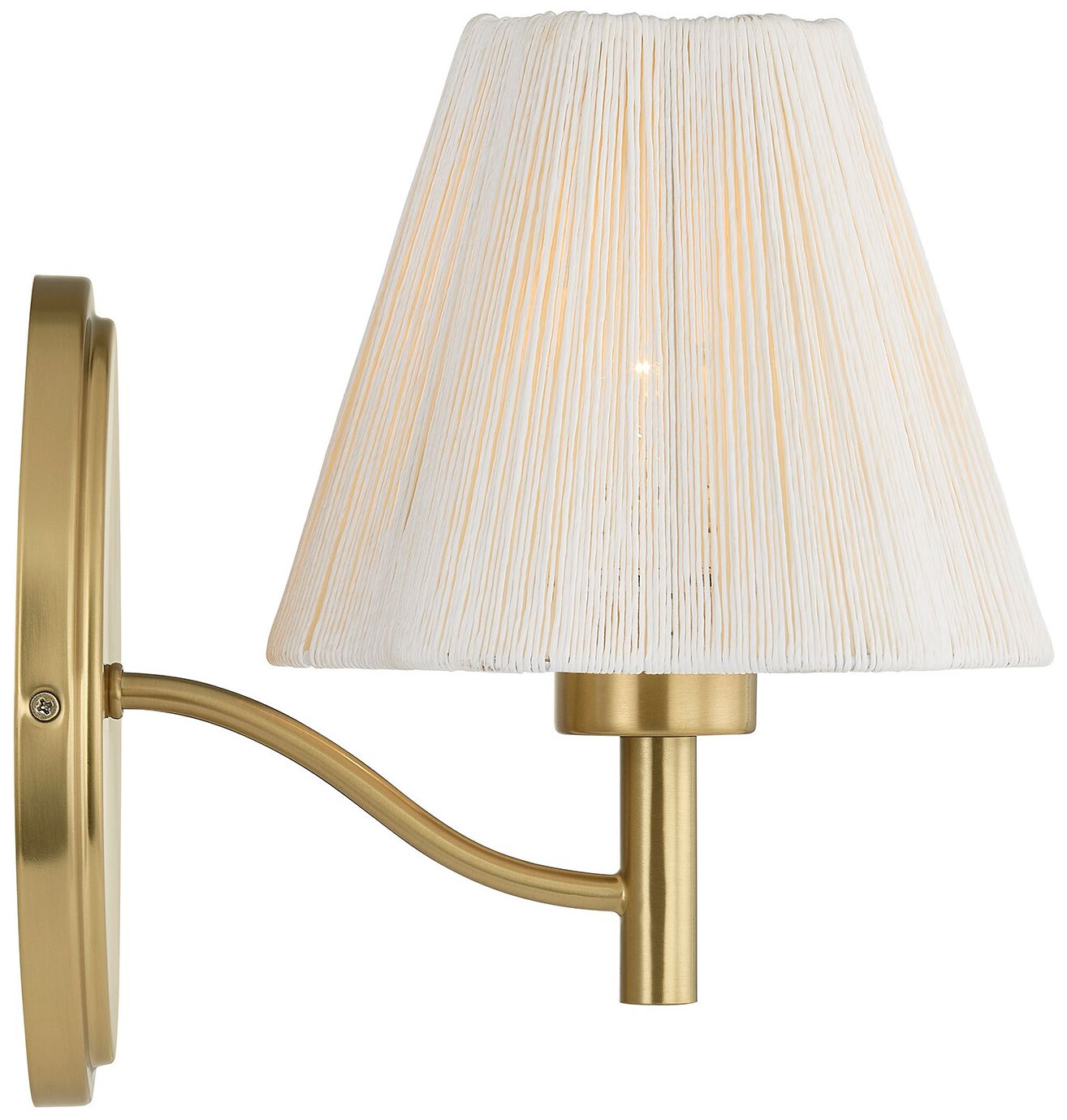 Image 6 Rosa 1-Light Wall Sconce in Noble Brass by Breegan Jane more views