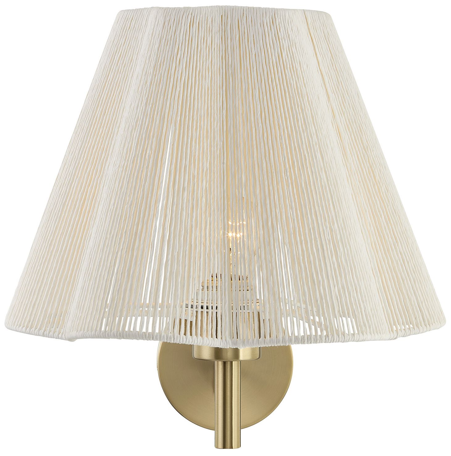 Image 3 Rosa 1-Light Wall Sconce in Noble Brass by Breegan Jane more views