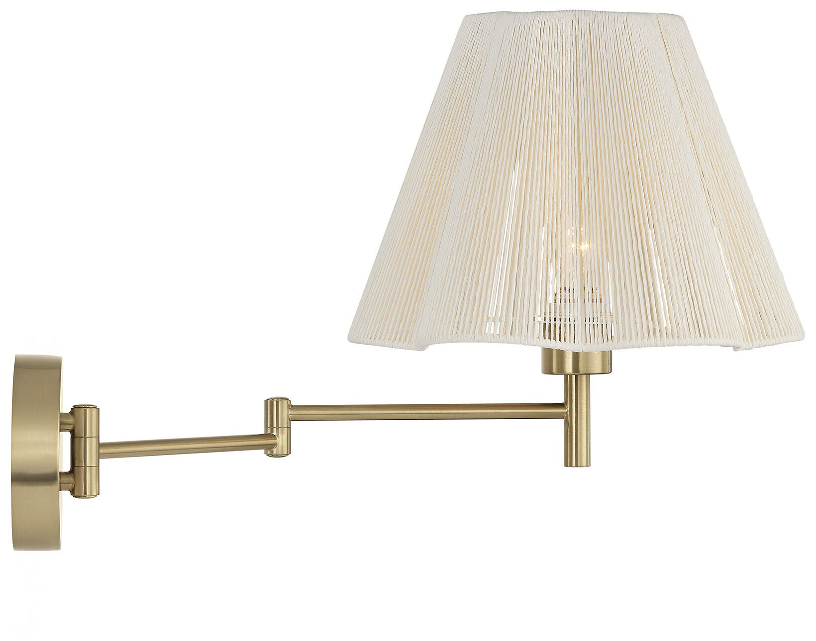 Image 4 Rosa 1-Light Wall Sconce in Noble Brass by Breegan Jane more views