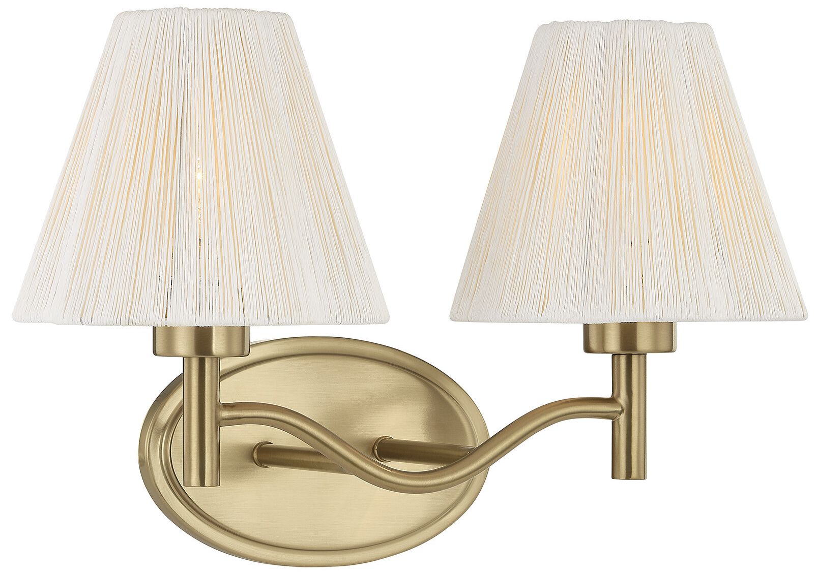 Thumbnail3 of Rosa 2-Light Bathroom Vanity Light in Noble Brass by Breegan Jane more views