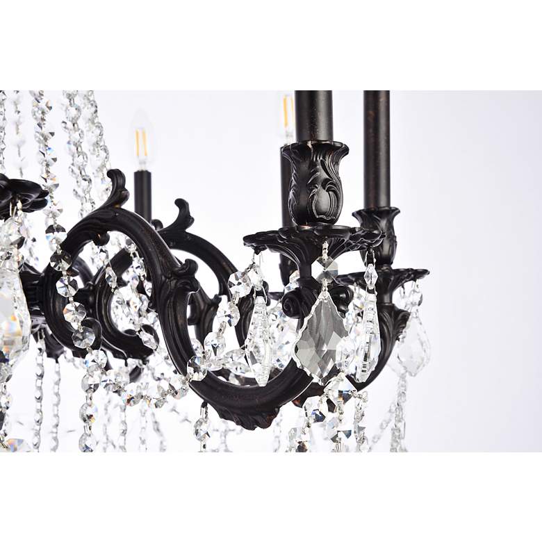 Image 5 Rosalia 10 Lt Dark Bronze Chandelier Clear more views