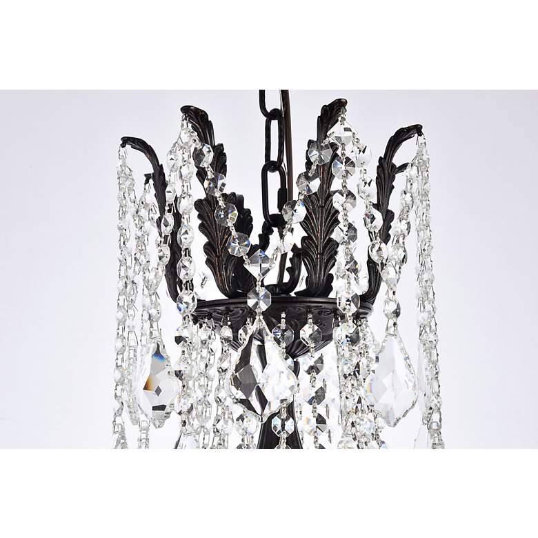 Image 7 Rosalia 10 Lt Dark Bronze Chandelier Clear more views
