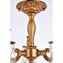 7_Rosalia 13" Wide French Gold 3-Light Ceiling Light more views