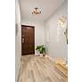 3_Rosalia 17" Wide French Gold 4-Light Ceiling Light more views