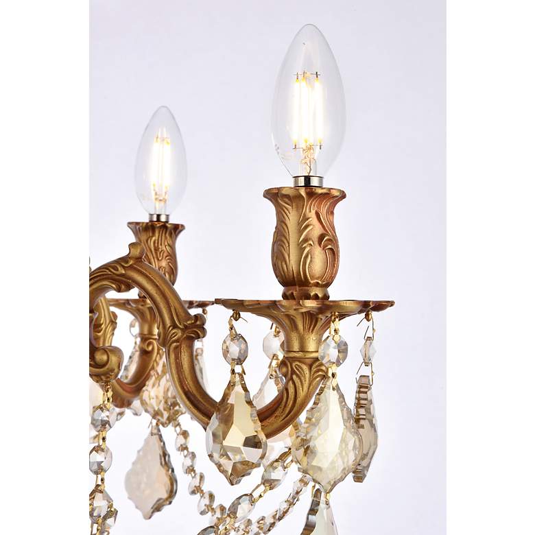 Image 7 Rosalia 17" Wide French Gold 4-Light Ceiling Light more views