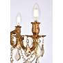 7_Rosalia 17" Wide French Gold 4-Light Ceiling Light more views