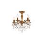 5_Rosalia 18" Wide French Gold 5-Light Ceiling Light more views