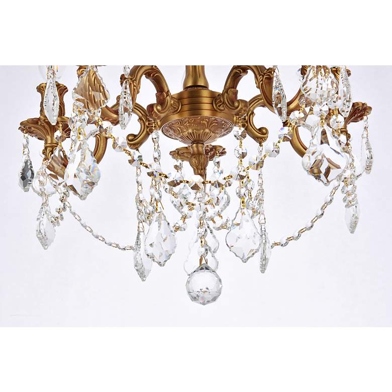 Image 6 Rosalia 18" Wide French Gold 5-Light Ceiling Light more views