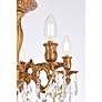 7_Rosalia 18" Wide French Gold 5-Light Ceiling Light more views