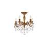 Rosalia 18" Wide French Gold 5-Light Ceiling Light in scene