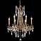 Rosalia 23" Wide French Gold 6-Light Chandelier