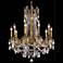 Rosalia 28" Wide French Gold 10-Light Chandelier