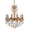 Rosalia 28" Wide French Gold Crystal 10-Light Chandelier