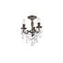 4_Rosalia 3 Lt Pewter Flush Mount Clear more views