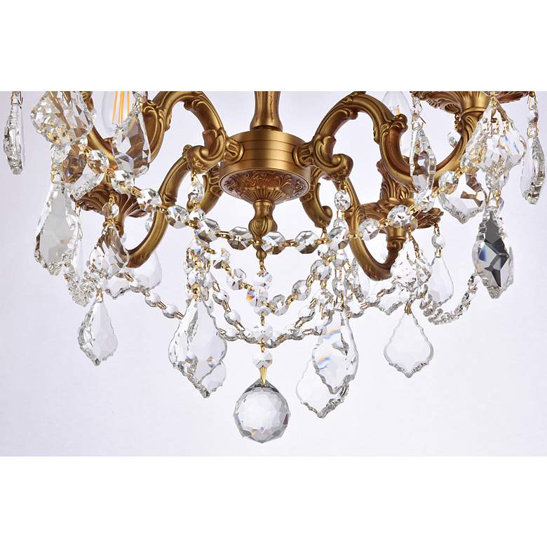 Image 5 Rosalia 4 Lt French Gold Flush Mount Clear more views