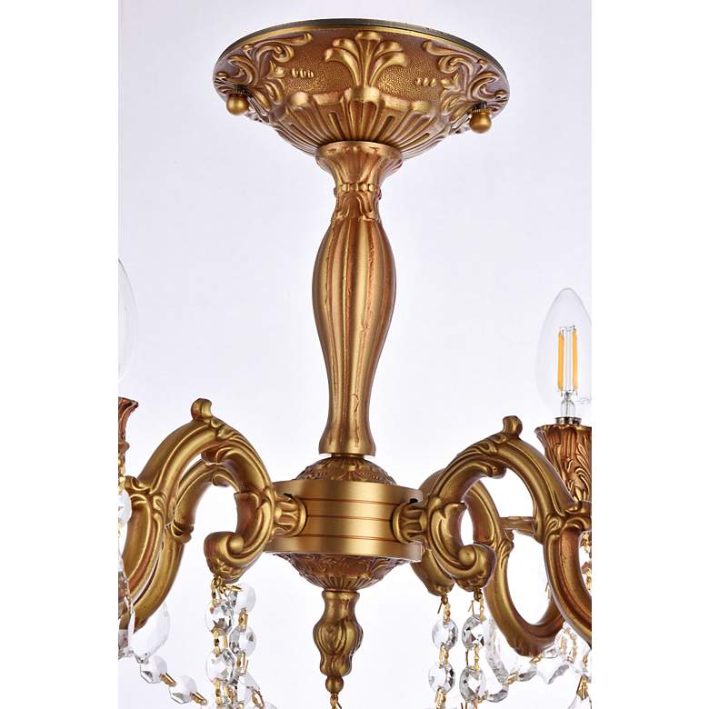 Image 6 Rosalia 4 Lt French Gold Flush Mount Clear more views