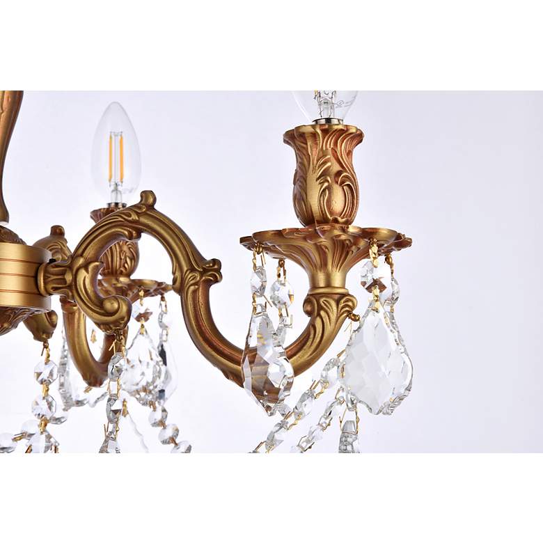 Image 7 Rosalia 4 Lt French Gold Flush Mount Clear more views