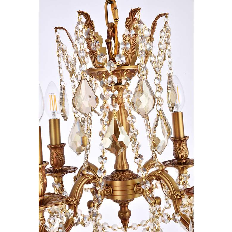 Image 7 Rosalia 4 Lt French Gold Pendant Golden Teak more views