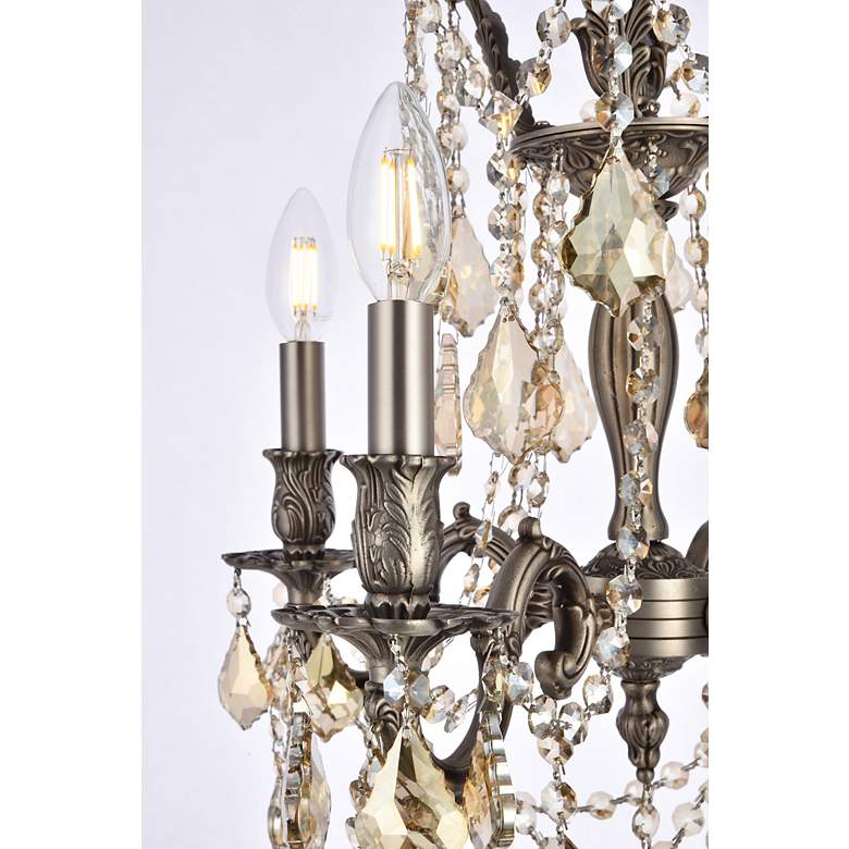 Image 7 Rosalia 4 Lt Pewter Pendant Golden Teak more views