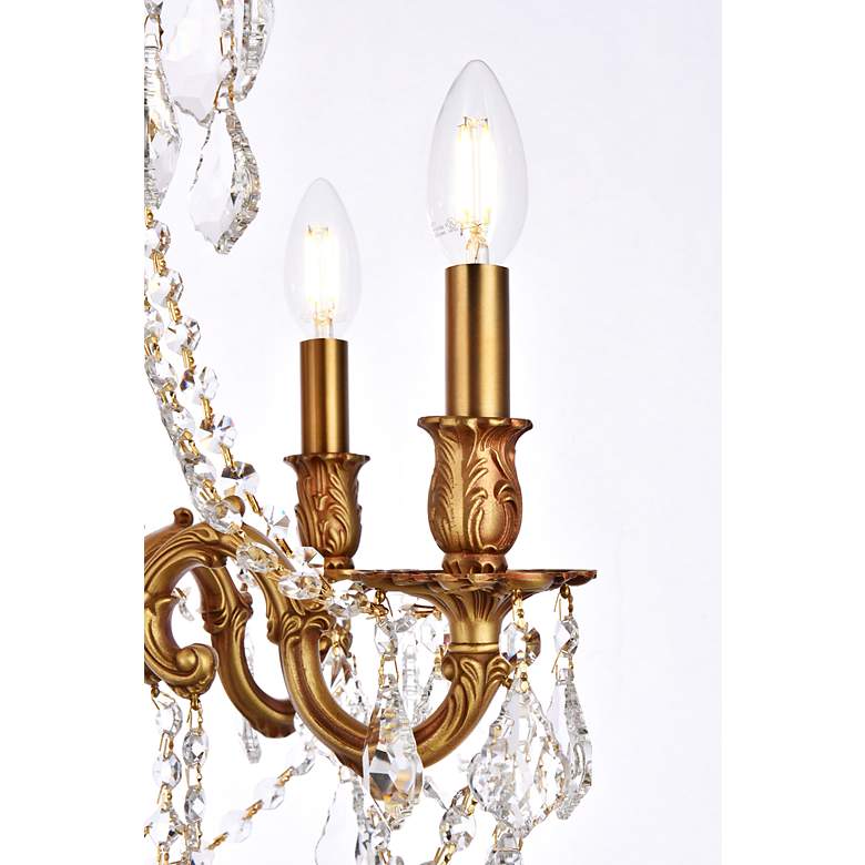 Image 6 Rosalia 5 Lt French Gold Pendant Clear more views