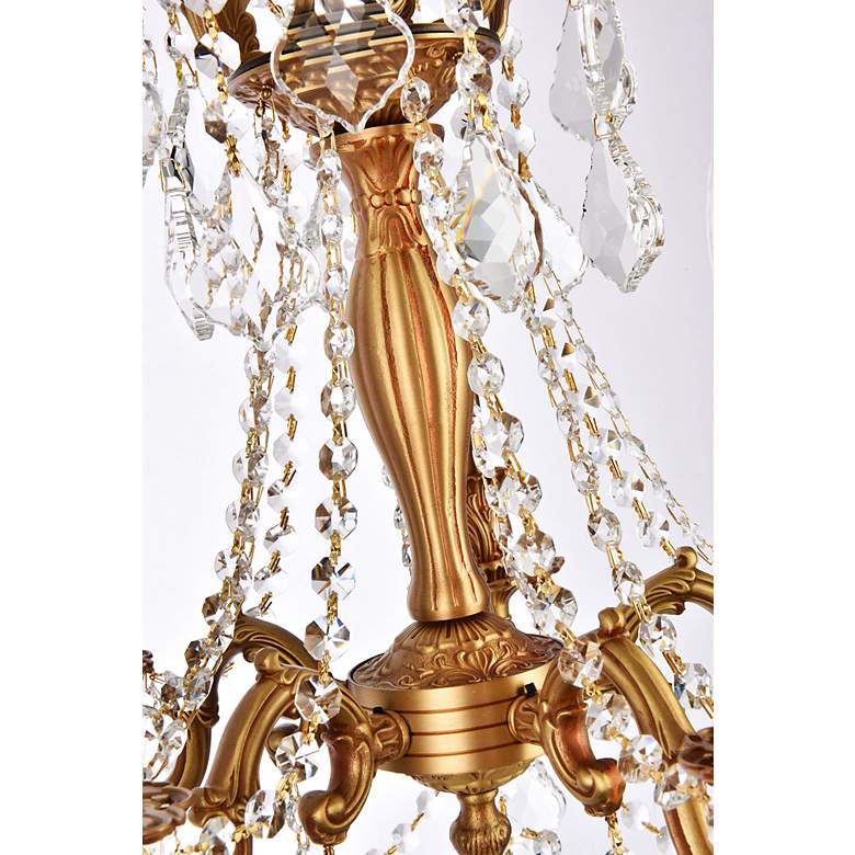 Image 7 Rosalia 5 Lt French Gold Pendant Clear more views