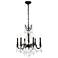 Rosalia 6 Lt Dark Bronze Chandelier Golden Teak