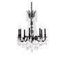 Thumbnail4 of Rosalia 8 Lt Dark Bronze Chandelier Clear more views