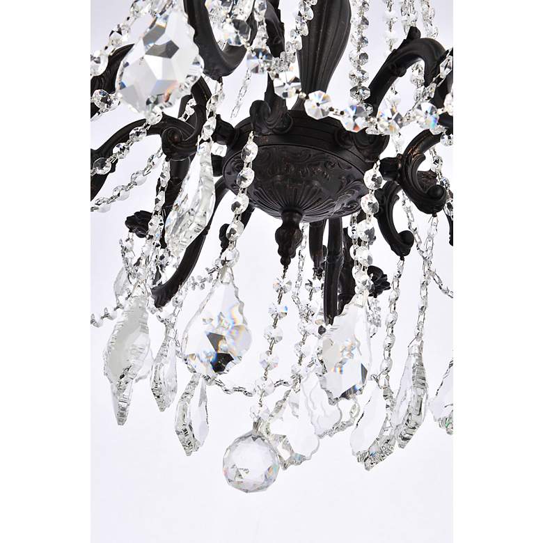 Image 5 Rosalia 8 Lt Dark Bronze Chandelier Golden Teak more views