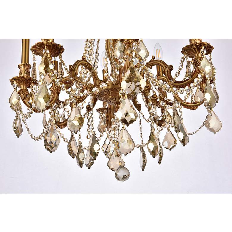 Image 5 Rosalia 8 Lt French Gold Chandelier Golden Teak more views