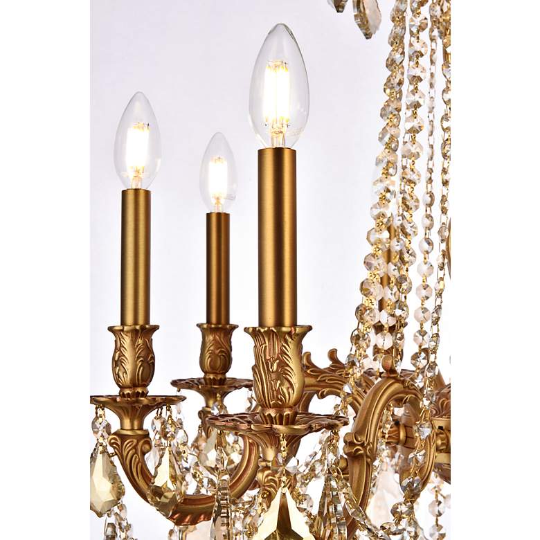 Image 6 Rosalia 8 Lt French Gold Chandelier Golden Teak more views